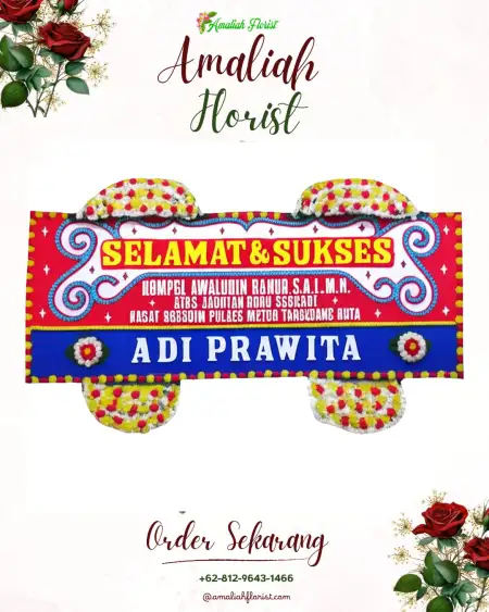 Papan Bunga Ucapan Selamat Galela