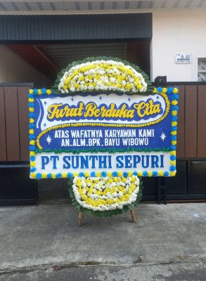 Papan Bunga Duka di Galela